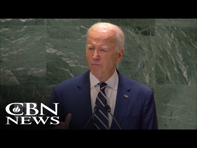 ⁣President Biden Pushes for a Palestinian State in Final Address to the United Nations