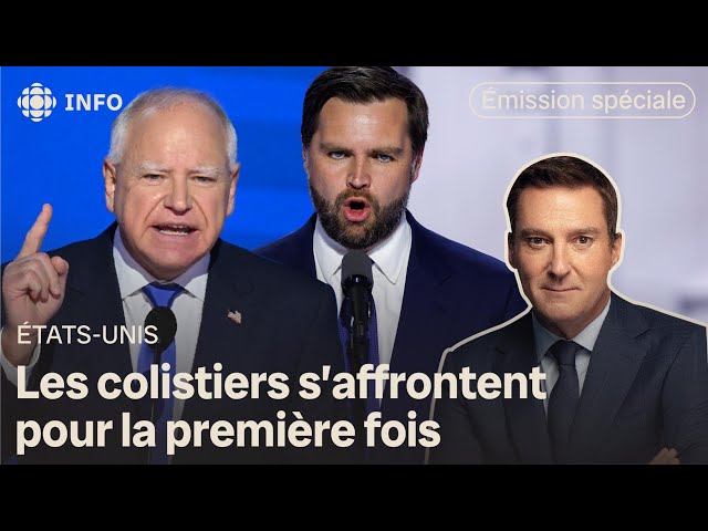 ⁣Débat entre J.D. Vance et Tim Walz : regardez en direct notre émission spéciale