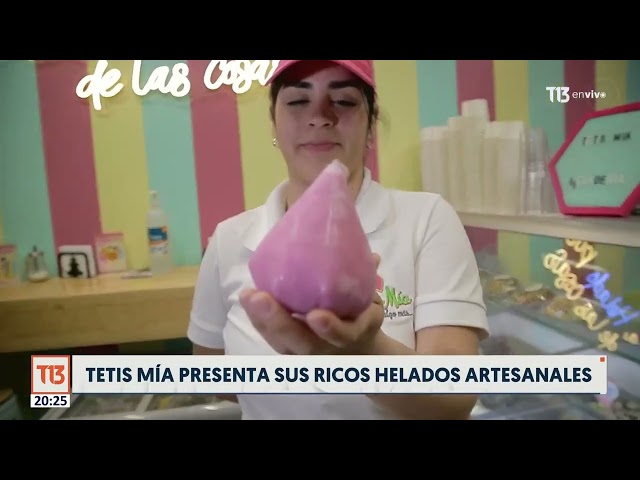 Tetis Mía ofrece helados artesanales en Barrio Italia