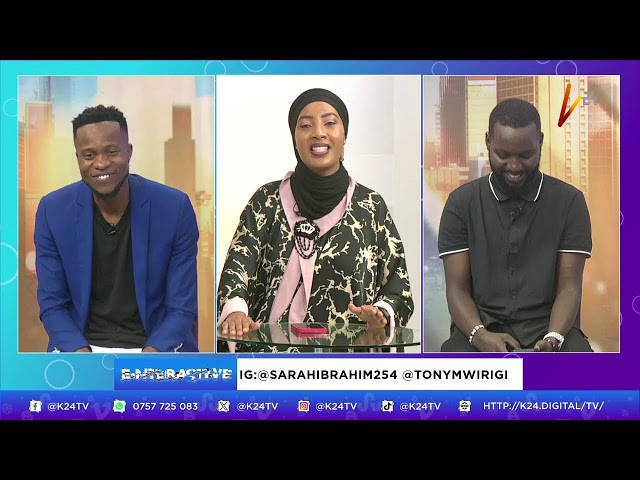 ⁣K24 TV LIVE| Enteractive with Sarah and Tony