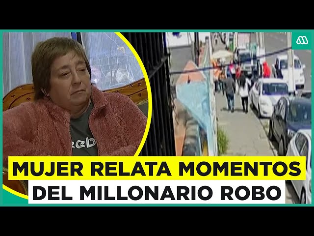 ⁣Jubilada relata momentos de terror en millonario robo