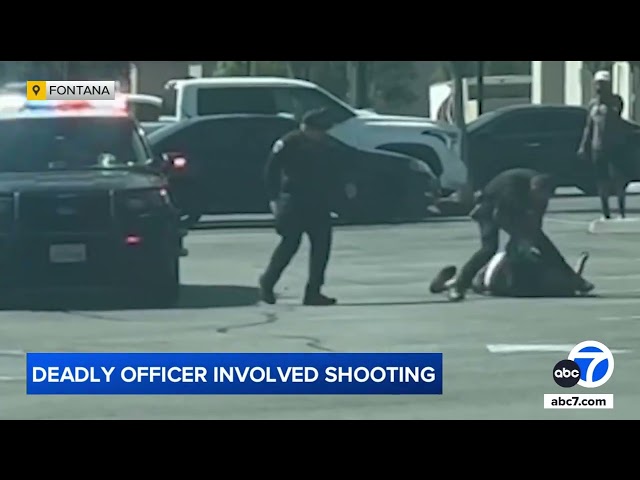 Video of Fontana officer punching armed suspect in deadly police shooting under investigation