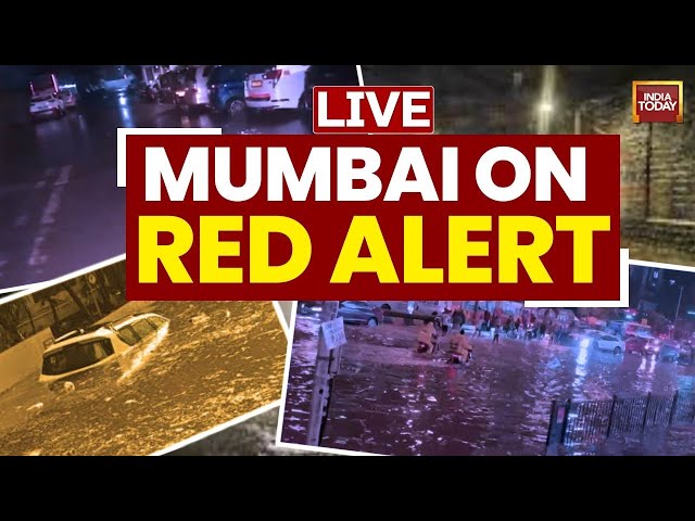 ⁣Live: Heavy Rains Put Mumbai On Red Alert; School Closed, Citizens Stranded | India Today Live