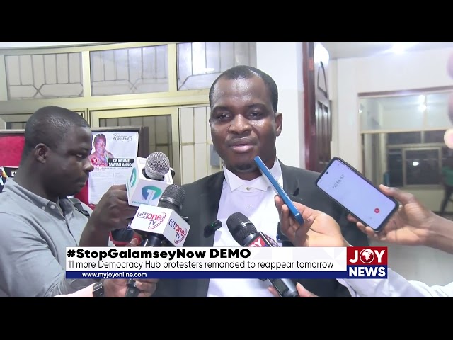 ⁣#StopGalamseyNow demo: 11 more Democracy Hub protesters remanded to reappear tomorrow