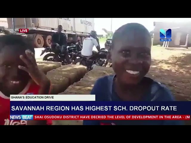 ⁣Savannah Region Has The Highest School Dropout Rate