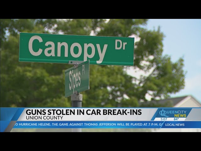 Guns stolen from unlocked cars in Indian Trail neighborhood