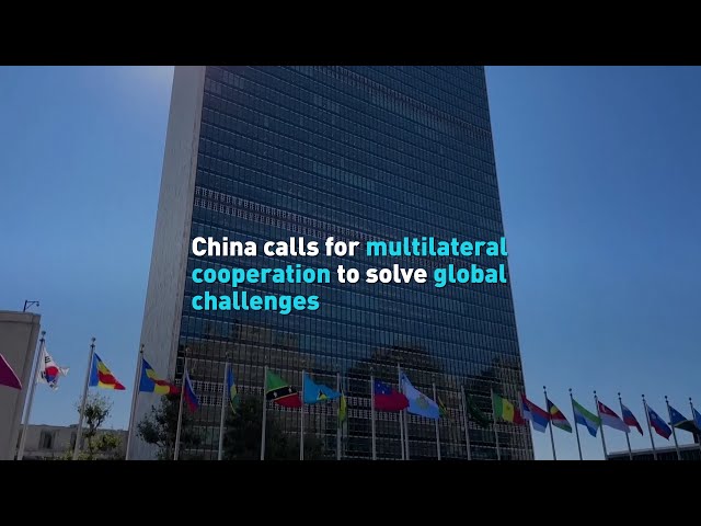 ⁣China calls for multilateral cooperation to solve global challenges