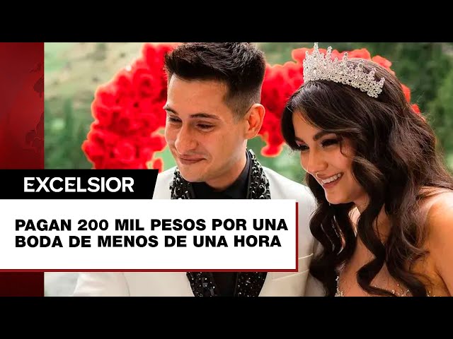 ⁣Influencer mexicana gastó miles de pesos para su boda en Suiza solo para dos personas