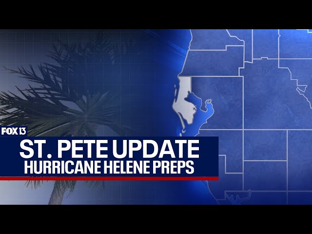 Hurricane Helene: St. Pete storm preps