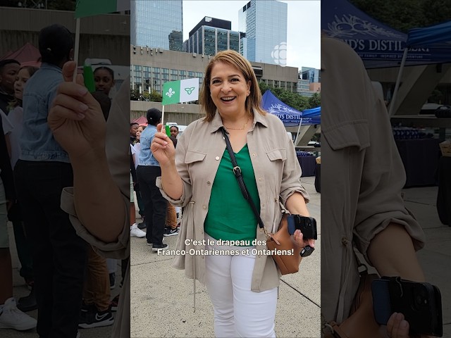 ⁣Les Torontois connaissent-ils le drapeau franco-ontarien? #news