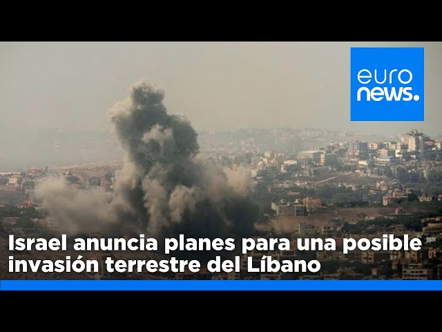 ⁣Israel anuncia planes para una posible invasión terrestre del Líbano