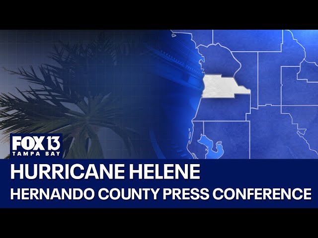 ⁣Hurricane Helene: Hernando County update