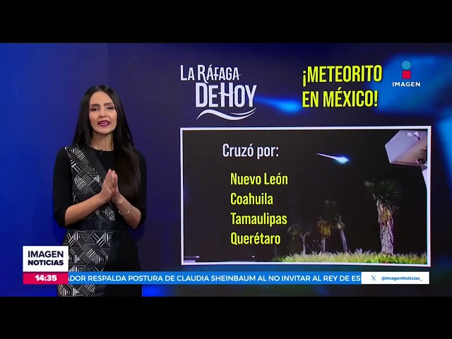 ⁣Avistamiento de un posible meteorito | Noticias con Crystal Mendivil