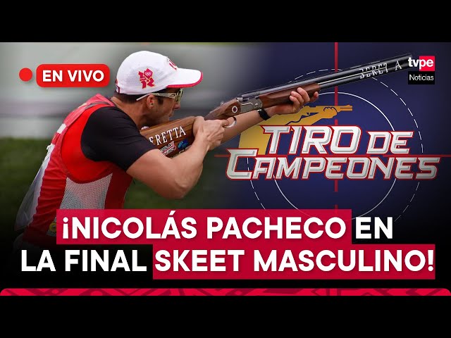 ⁣¡Nicolás Pacheco en busca del oro! Final Skeet Masculino del Campeonato Sudamericano de Tiro EN VIVO