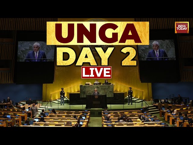 ⁣LIVE: United Nations General Assembly Day 2 Morning Session | Volodymyr Zelenskyy | Emmanuel Macron