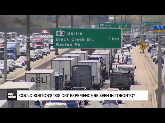 ⁣Highway 401 tunnel proposal: Could Boston's 'Big Dig' experience be seen in Toronto?