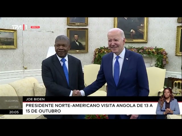 ⁣Joe Biden - Presidente norte-americano visita Angola de 13 a 15 de Outubro