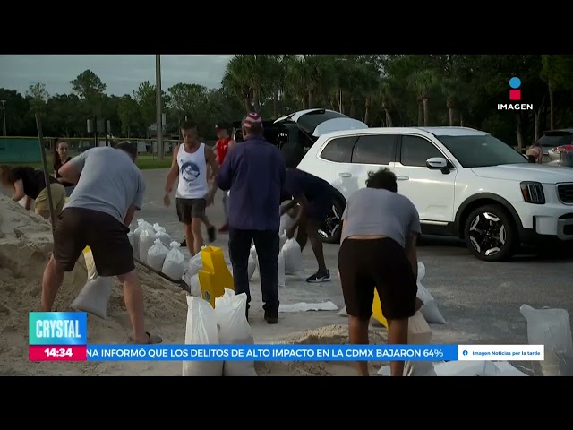 ⁣Este es el actual trayecto del huracán "Helene" | Noticias con Crystal Mendivil