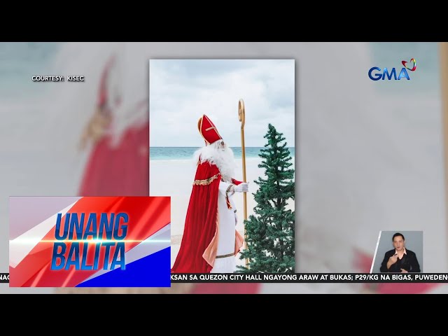 ⁣Lalaking nagbihis bilang Santa Claus, nagpasaya ng mga bata sa Boracay | Unang Balita