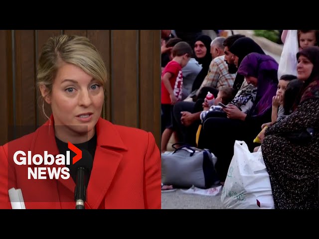 ⁣“Leave by air now”: Joly warns after 2 Canadians killed in Lebanon