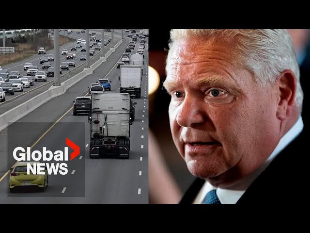 ⁣Doug Ford proposes digging a tunnel under Highway 401 to ease gridlock in the GTA