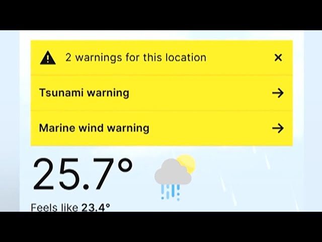 Bureau of Meteorology apologies for false tsunami warning