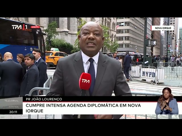 ⁣PR João Lourenço cumpre intensa agenda diplomática em Nova Iorque