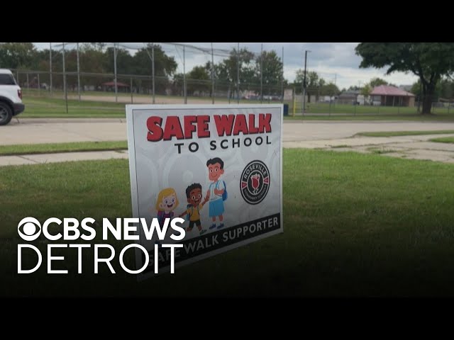 ⁣New initiative at Michigan school district looks to keep kids safer walking to school