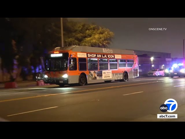 ⁣Suspect in deadly hijacking of LA Metro bus identified, booked for murder, police say