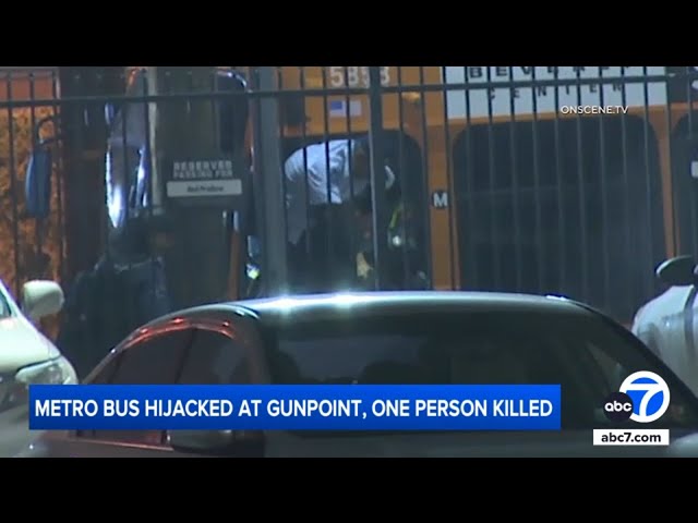 Metro officials discuss public safety efforts after 1 killed in hijacking of LA Metro bus