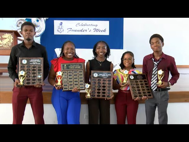 ⁣Outstanding Lodge School students rewarded