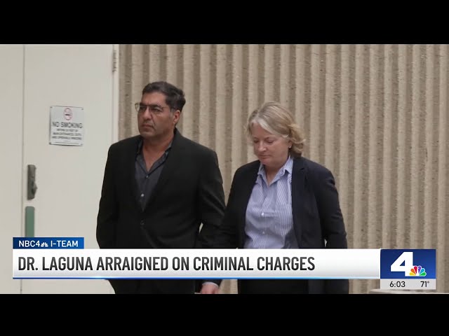 OC plastic surgeon 'Dr.Laguna' arraigned on criminal charges