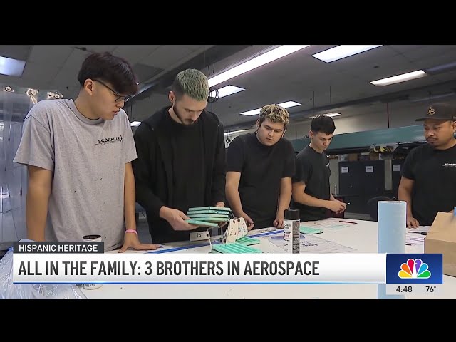 Trio of brothers working in aerospace industry share their stories