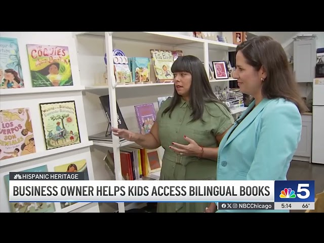 ⁣Pilsen bookstore owner shares love of bilingual books with community