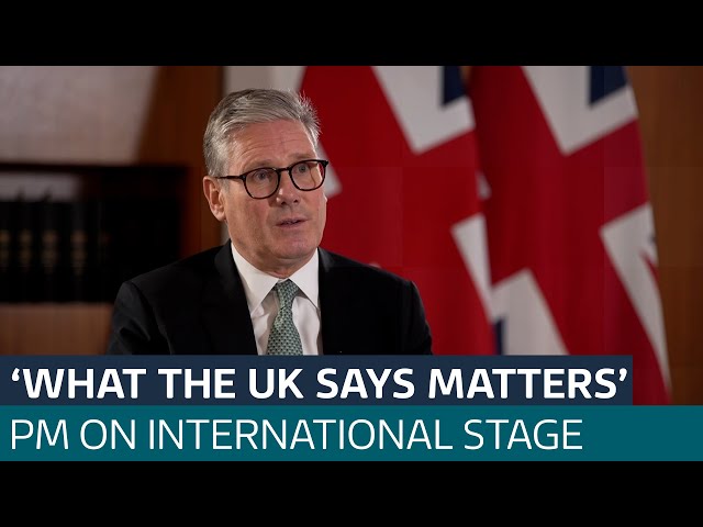 ⁣'What the UK says matters': Starmer insists ahead of meeting world leaders at UN | ITV New