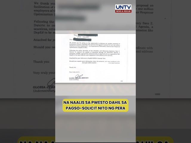 ⁣VP Sara, hinamon si ex-DepEd USec. Gloria Mercado na patunayan ang mga akusasyon