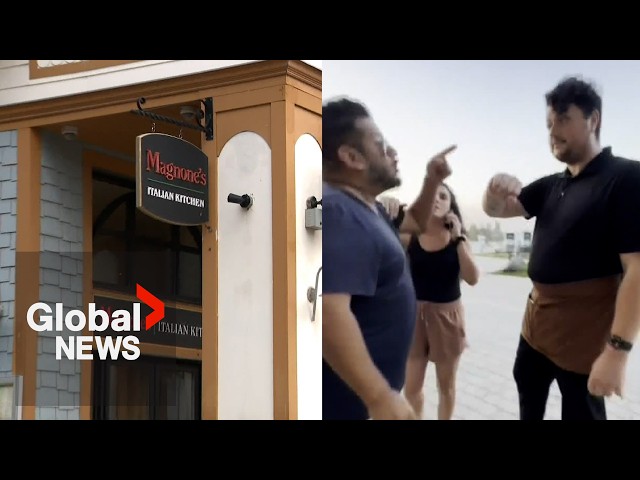 ⁣"Wanting to knock me out": Video of alleged dine-and-dash in Ontario goes viral