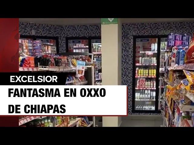 ¿Eso pasa en las noches? Captan fantasma de menor en un OXXO