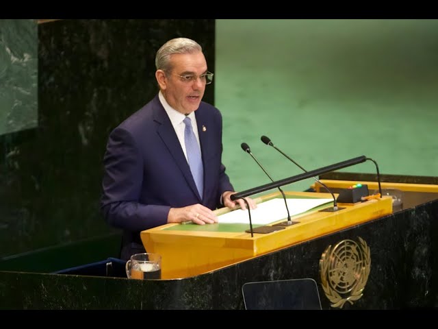 ⁣EN VIVO: ALOCUCIÓN DEL PRESIDENTE LUIS ABINADER ANTE LA ONU