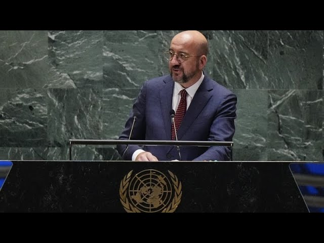 ⁣European Council president Charles Michel calls for Security Council reform