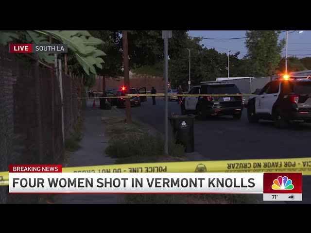 ⁣Four women shot in Vermont Knolls