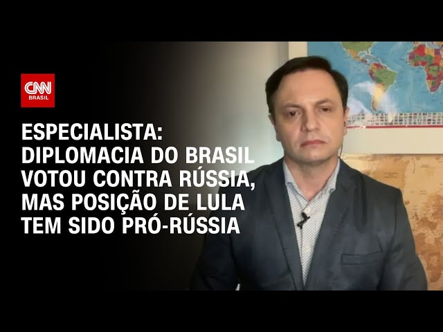 ⁣Especialista: Diplomacia do Brasil votou contra Rússia, mas posição de Lula tem sido pró-Rússia | WW