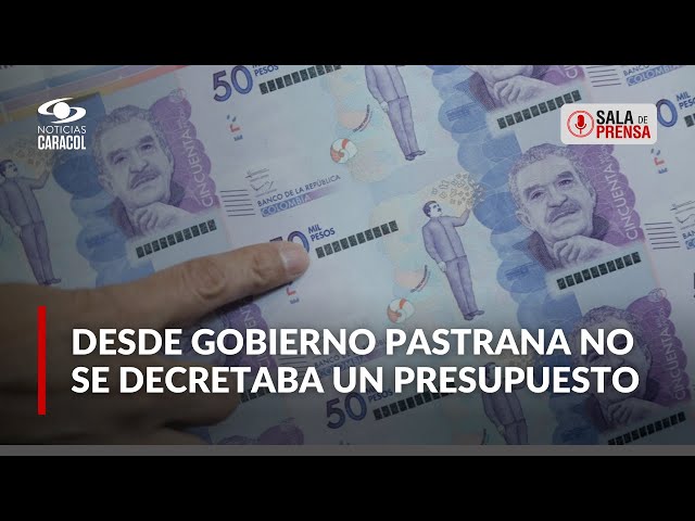 ⁣¿Qué implicaciones tiene que el presupuesto general de Colombia para 2025 salga por decreto?