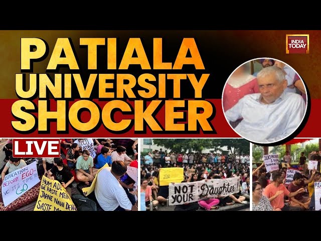 ⁣LIVE: Massive Protest In Patiala University, University Shut | 'Pervert' VC Storms Into Gi