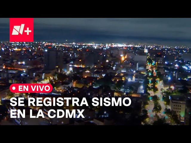 En vivo: Se registra microsismo de magnitud 2.5 en la Ciudad de México