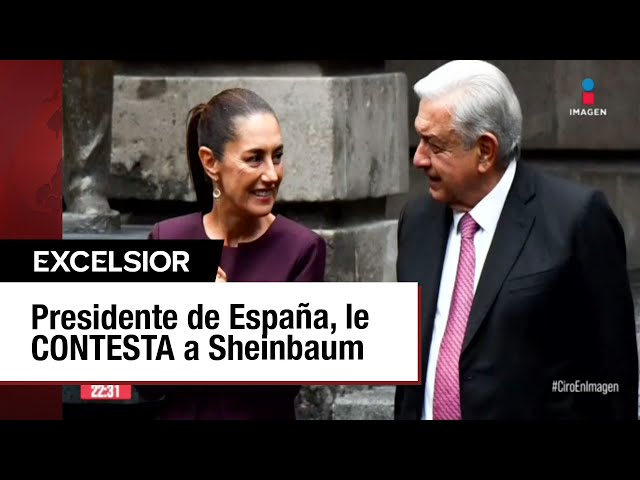 ⁣Sheinbaum explica que no invitó al Rey de España por falta de respuesta a López Obrador