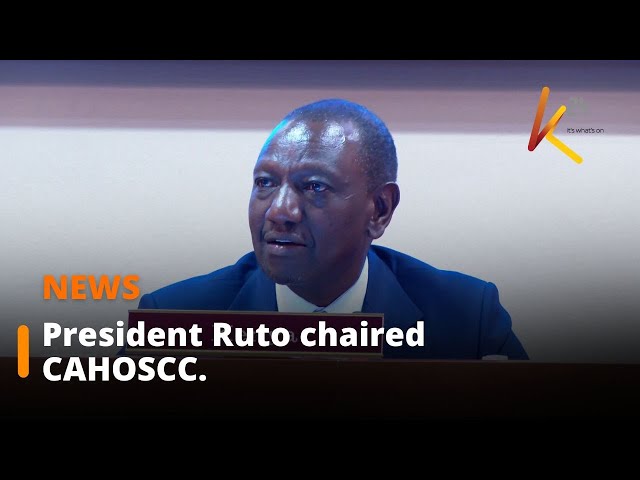 ⁣President Ruto chaired the Committee of African Heads of State and Government on Climate Change.