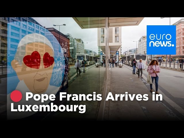 ⁣ LIVE - Pope Francis Arrives in Luxembourg: Official Welcome Ceremony | euronews 