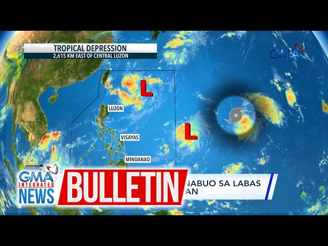 ⁣PAGASA - Bagong bagyo, nabuo sa labas ng PAR; 2 LPA, binabantaytan | GMA Integrated News Bulletin