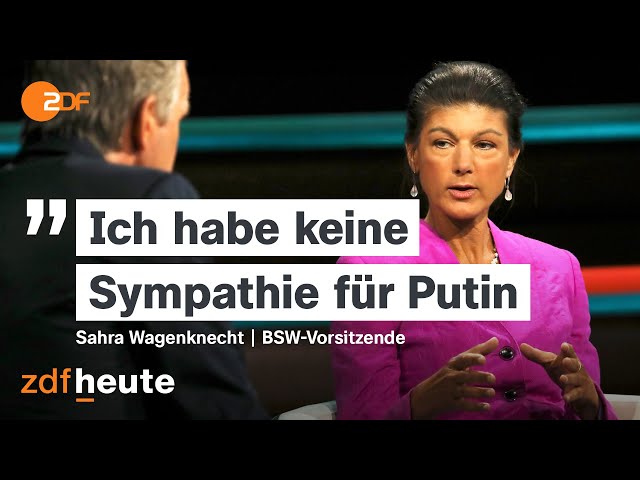 ⁣Wagenknecht wirft Ampel Kriegstreiberei vor | Markus Lanz vom 25. September 2024